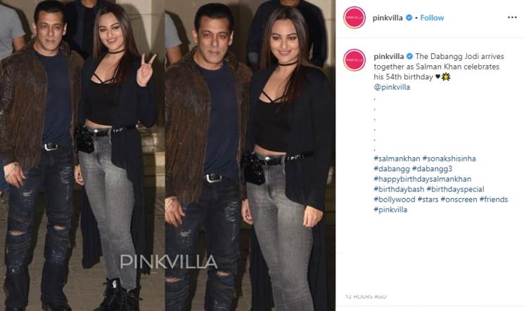 Salman Khan dan Sonakshi Sinha (Instagram/@pinkvilla)