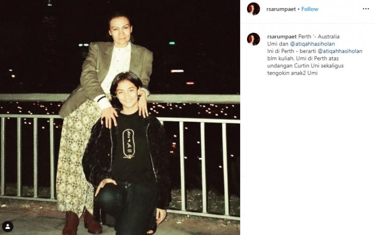 Ratna Sarumpaet dan Atiqah Hasiholan (Instagram/@rsarumpaet)