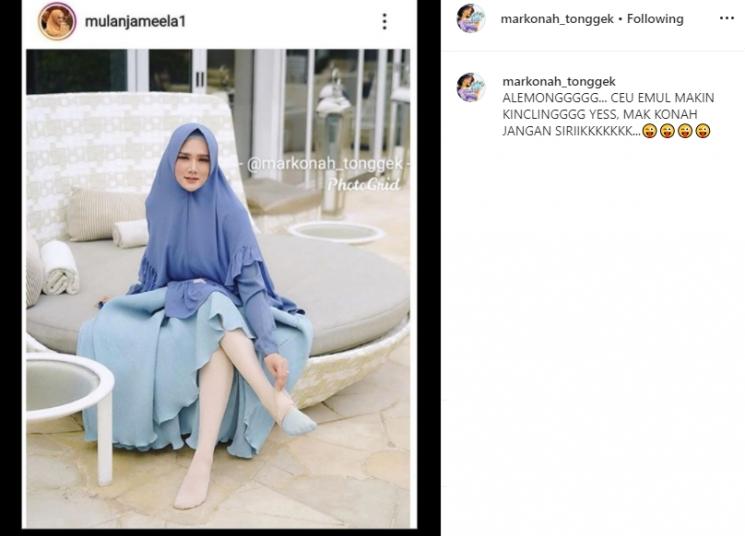Mulan Jameela (Instagram/@markonah_tonggek)