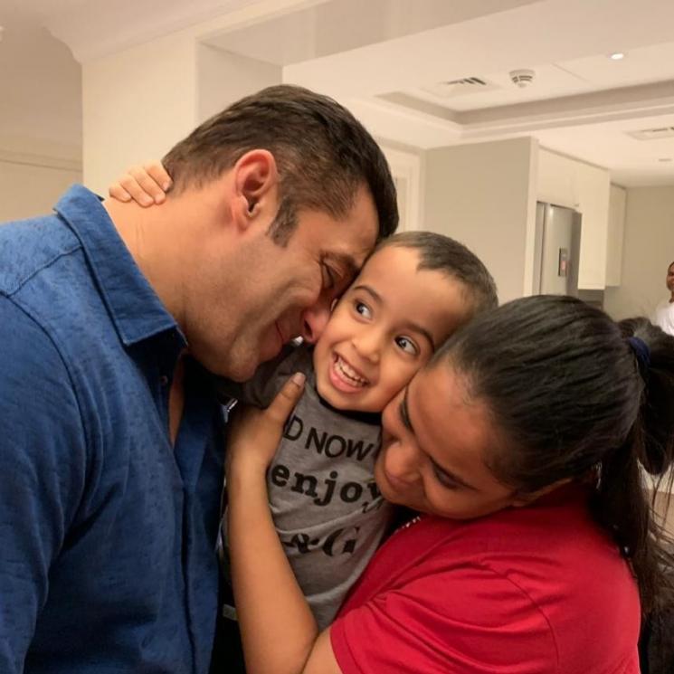 Arpita Khan, Ahil Sharma dan Salman Khan (Instagram/@arpitakhansharma)