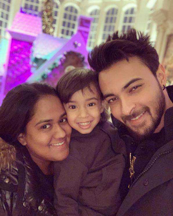 Arpita Khan, Ahil Sharma dan Aayush Sharma (Instagram/@arpitakhansharma)