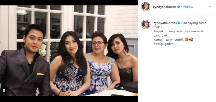 Kriss Hatta dan Cyndyana Lorens (Instagram/@cyndyanalorens)