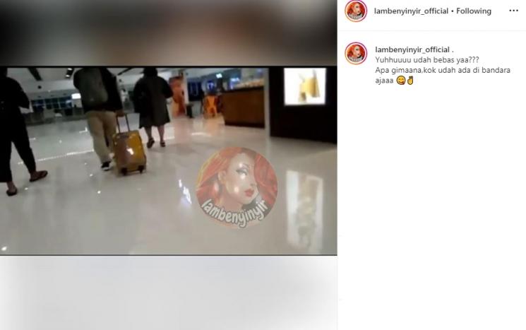 Foto mirip Nunung dan suami (Instagram/@lambenyinyir_official)