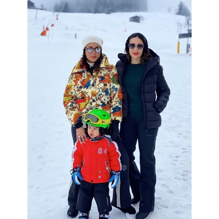 Keluarga Kareena Kapoor liburan di Swiss (Instagram/@therealkarismakapoor)