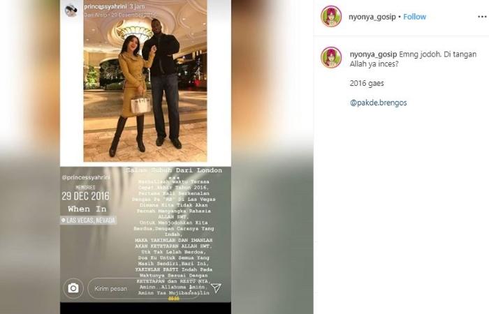 Syahrini. (Instagram/@lambe_gosip)