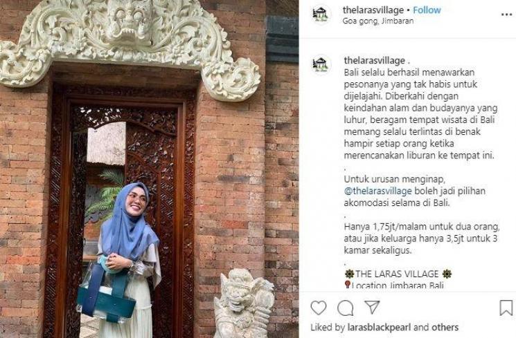 Bisnis Medina Zein. (Instagram/@thelarasvillage)