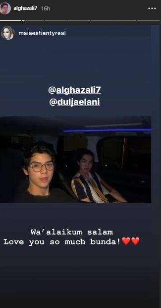 Maia Estianty titip salam buat Ahmad Dhani. (Instagram/@maiaestiantyreal)