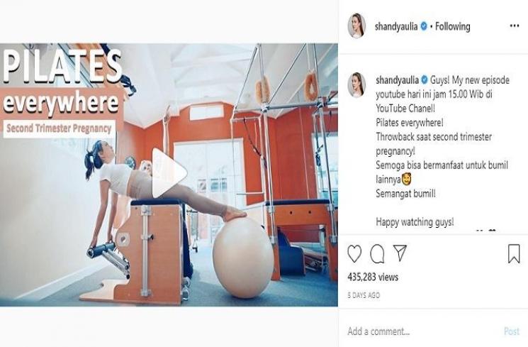 Shandy Aulia pamer baby bump (Instagram @shandyaulia)