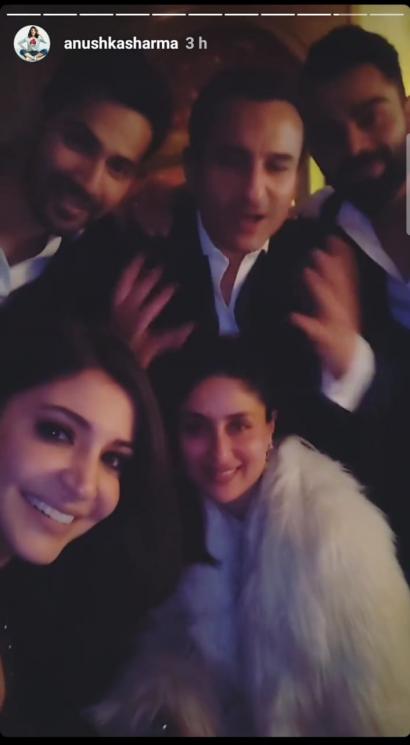 Anushka Sharma, Kareena Kapoor dan seleb lainnya rayakan tahun baru (Instagram/@anushkasharma)
