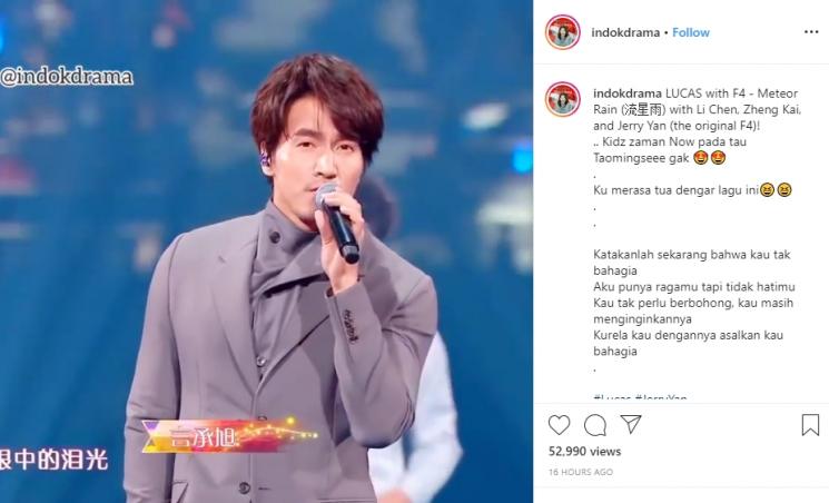 Jerry Yan manggung (Instagram/@indokdrama)