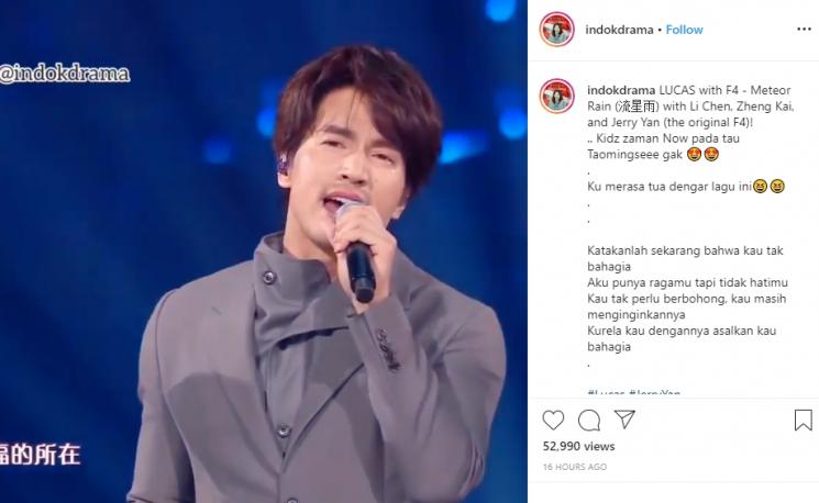Jerry Yan manggung (Instagram/@indokdrama)