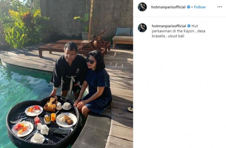 Hotman Paris dan istri (Instagram/@ hotmanparisofficial)