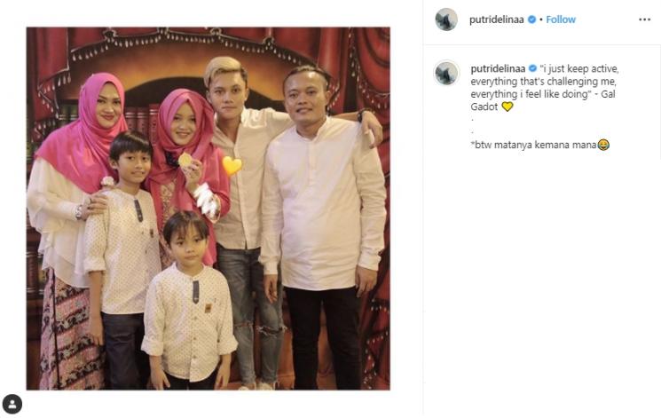 Mendiang Lina dan Putri Delina (Instagram/@putridelinaa)