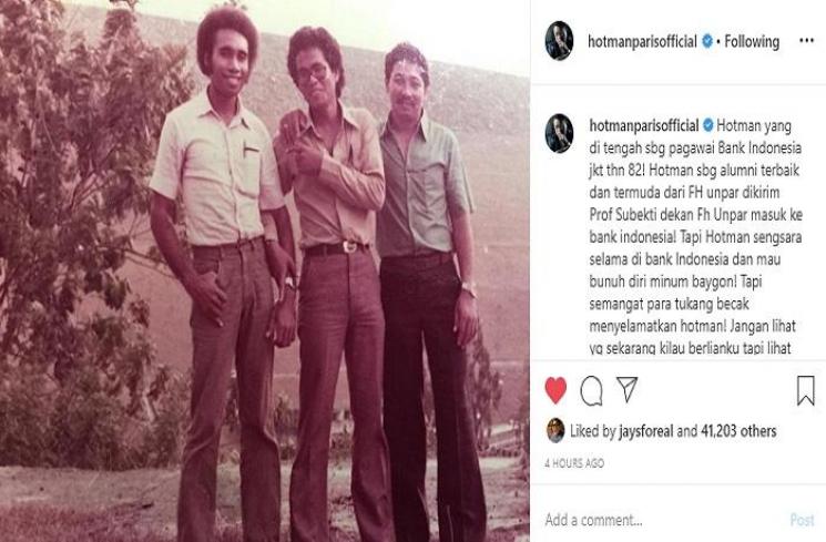 Hotman Paris sempat ingin bunuh diri (Instagram @hotmanparisofficial)
