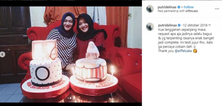 Mendiang Lina dan Putri Delina (Instagram/@putridelinaa)