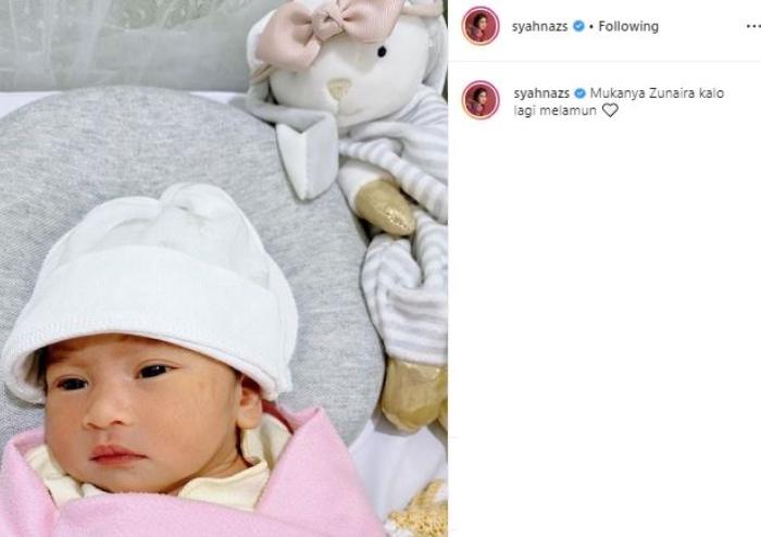 Putri Syahnaz Sadiqah. (Instagram/@syahnazs)
