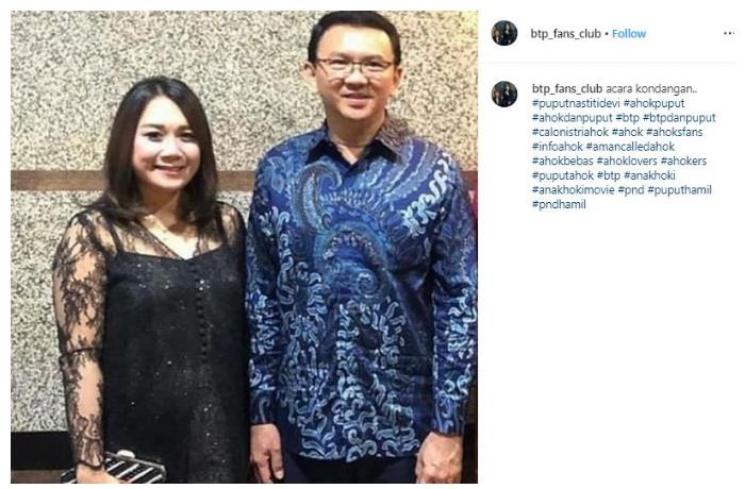 Potret hamil Puput Nastiti Devi. (Instagram/@btp_fans_club)