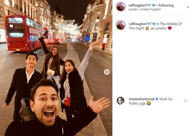 Raffi Ahmad, Nagita Slavina, Luna Maya dan Ryochin. (Instagram/@raffinagita1717)