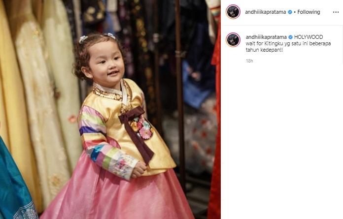 Potret Menggemaskan Putri Kecil Andhika Pratama, Sheva. (Instagram/@andhiiikapratama)