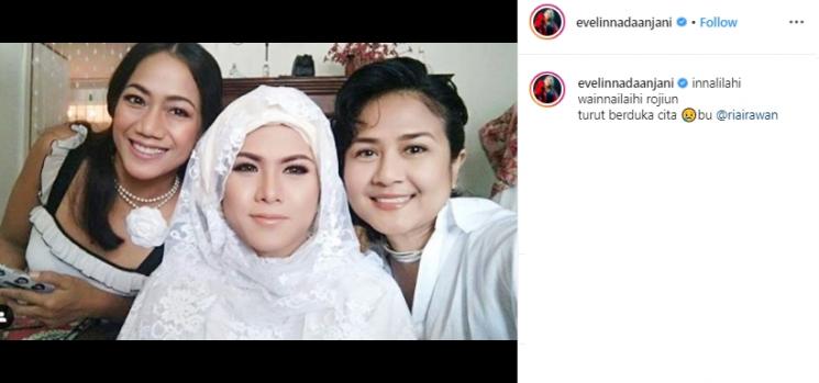Ria Irawan dan Evelin Nada Anjani (Instagram/@evelinnadaanjani)
