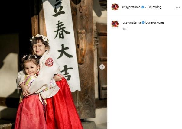 Potret Menggemaskan 2 Putri Kecil Andhika Pratama, Elea dan Sheva.(Instagram/@ussypratama)