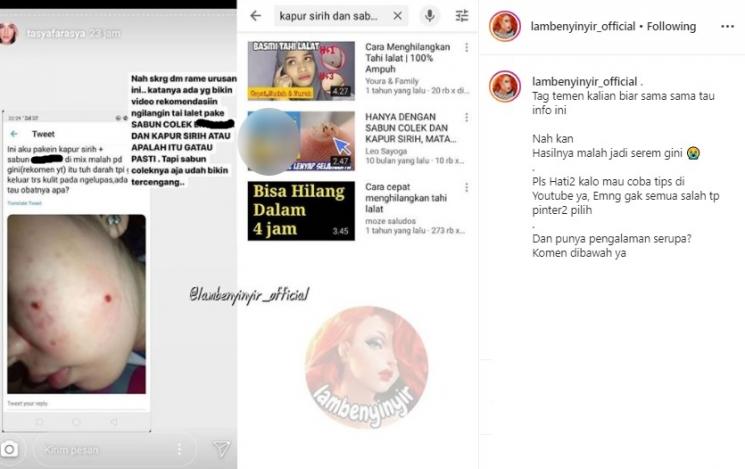 Instagram Stories Tasya Farasya (Instagram/@tasyafarasya)