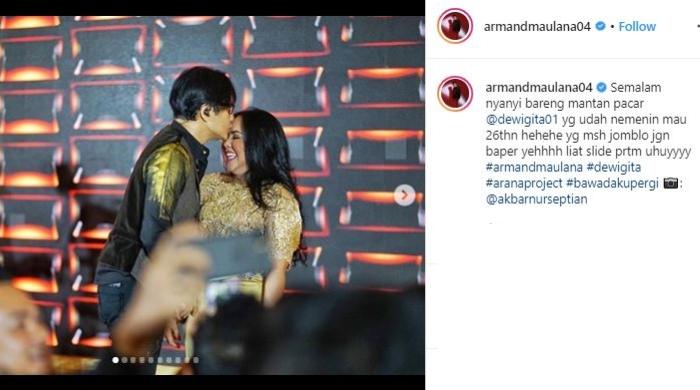 Armand Maulana dan Dewi Gita. (Instagram/@armandmaulana04)