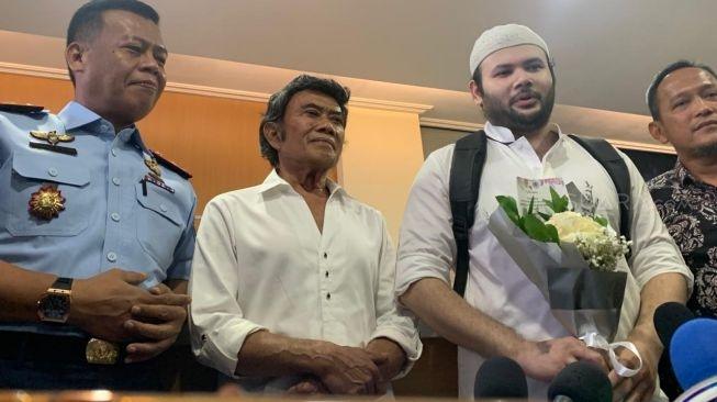 Rhoma Irama dan Ridho Rhoma (Evi Ariska/Matamata.com)