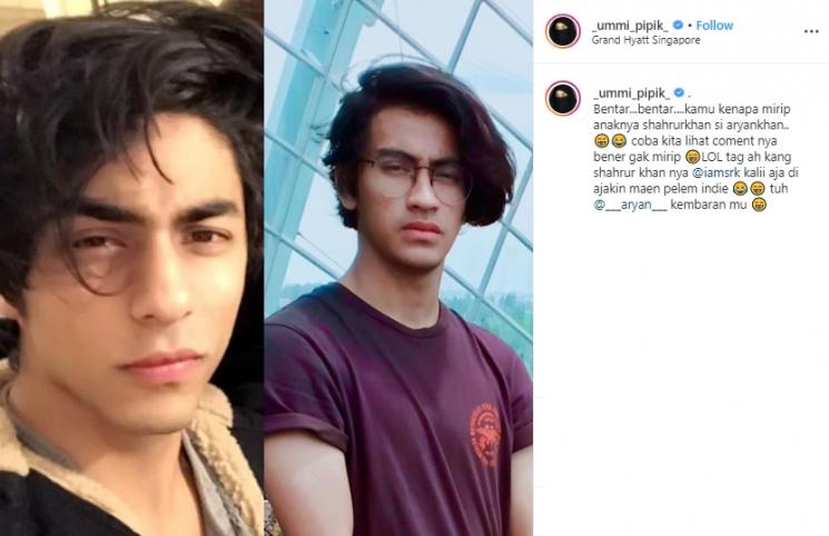 Abidzar dan Aryan Khan (Instagram/@_ummi_pipik_)