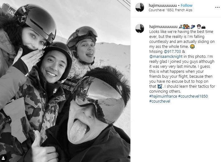 Potret Kedekatan Ryochin dan Luna Maya (Instagram/@hajimuuuuuuu)