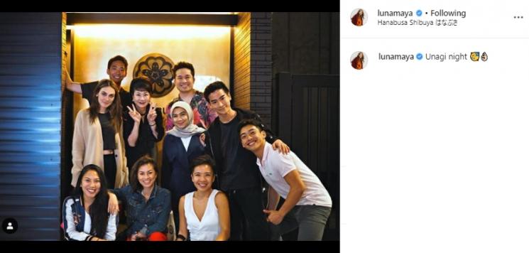 Potret Kedekatan Ryochin dan Luna Maya (Instagram/@lunamaya)