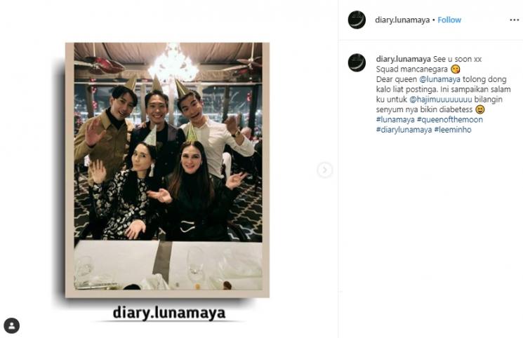 Potret Kedekatan Ryochin dan Luna Maya (Instagram/@diary.lunamaya)