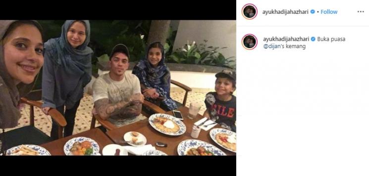 Anak-anak Ayu Azhari (Instagram/@ayukhadijahazhari)