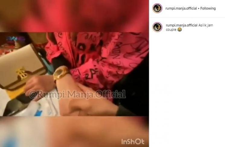 Luna Maya dan Ryochin couple-an jam tangan. (Instagram)