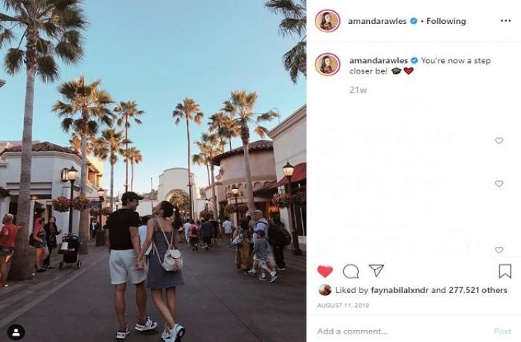 Amanda Rawles dan Adriel Susanteo (Instagram @amandarawles)