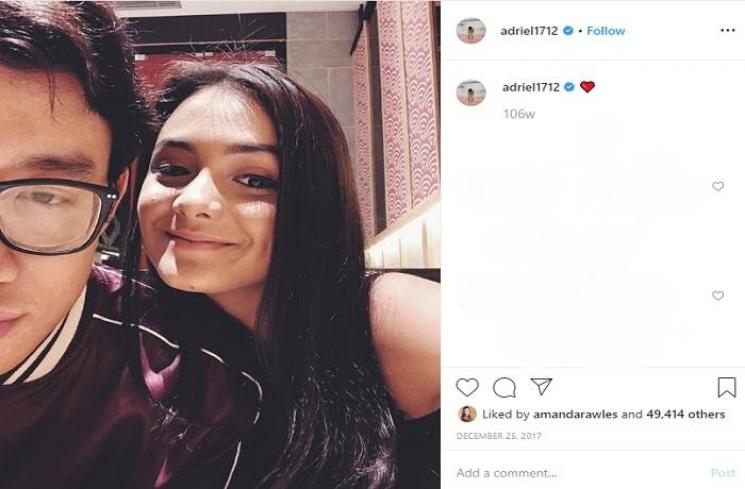 Amanda Rawles dan Adriel Susanteo (Instagram @adriel1712)