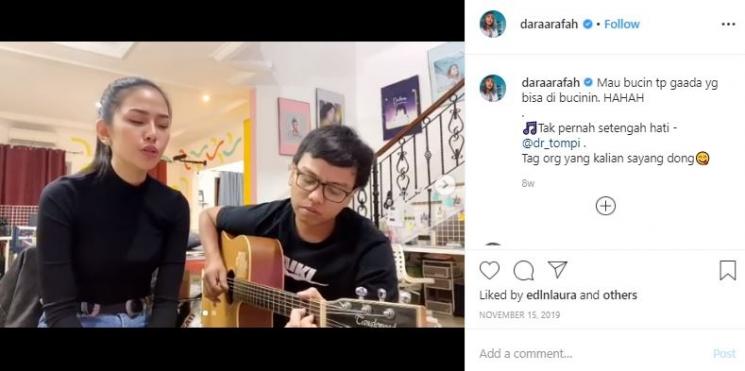 Dara Arafah. (Instagram/@daraarafah)