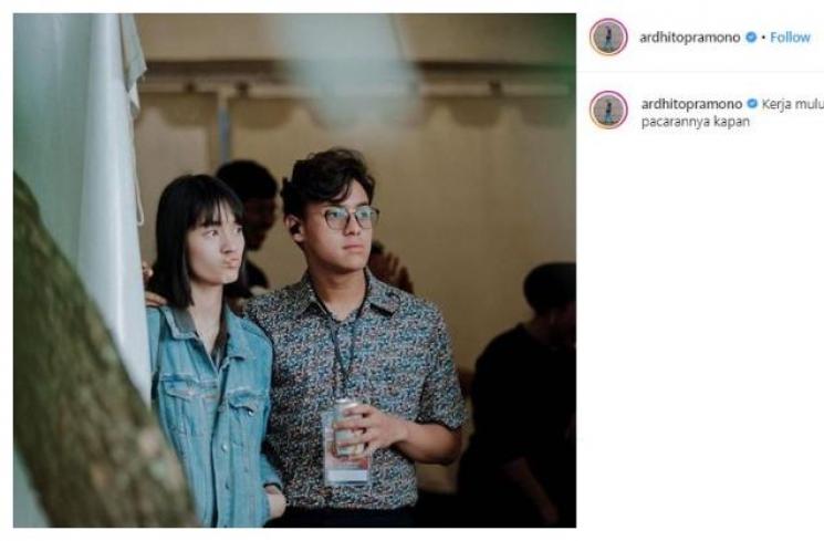 Ardhito Pramono. (Instagram/@ardhitopramono)