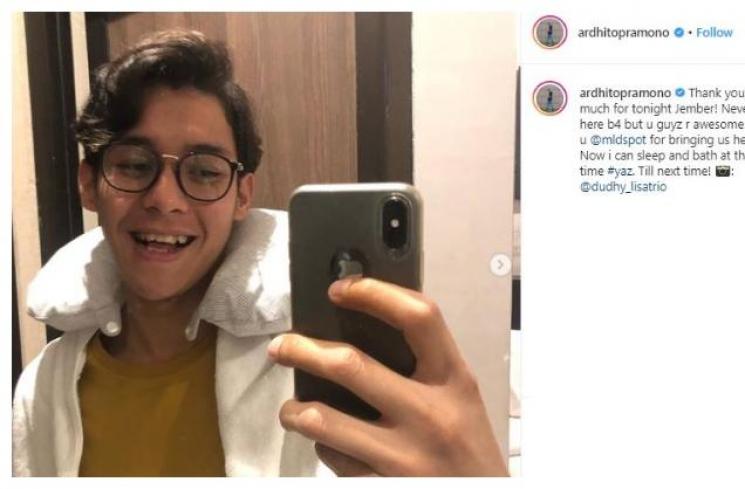 Ardhito Pramono. (Instagram/@ardhitopramono)