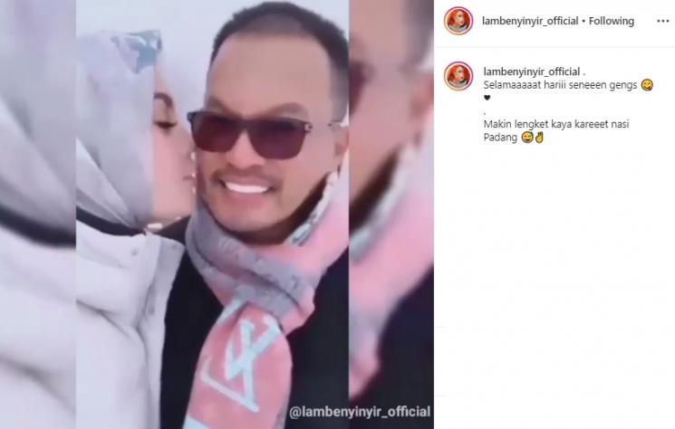 Jennifer Dunn dan Faisal Harris (Instagram/@lambenyinyir_official)