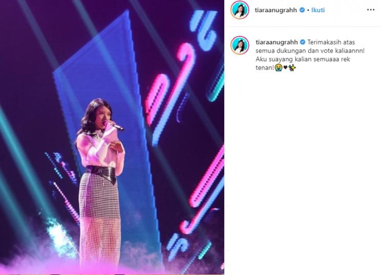 Tiara Indonesia Idol 2020 (Instagram/@tiaraanugrahh)