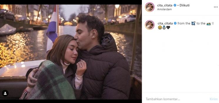 Cita Citata dan kekasih bulenya, Roy Geurts (Instagram/@citacitata)