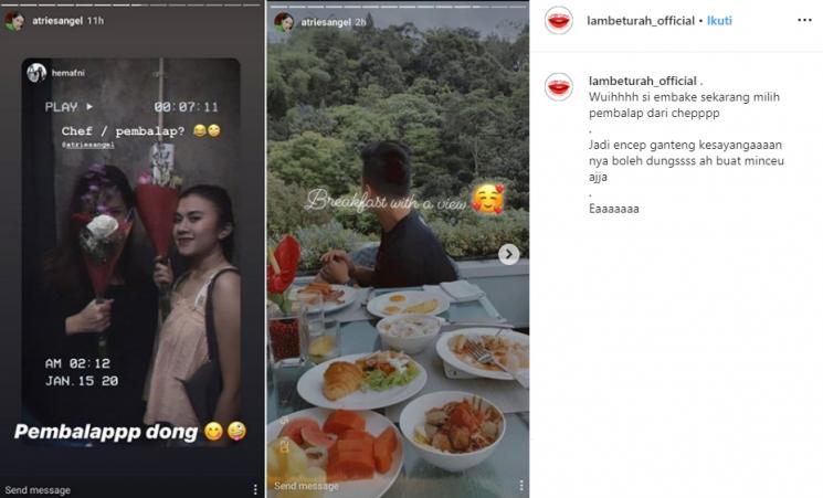Instagram Stories Atries Angel (Instagram/@lambeturah_official)