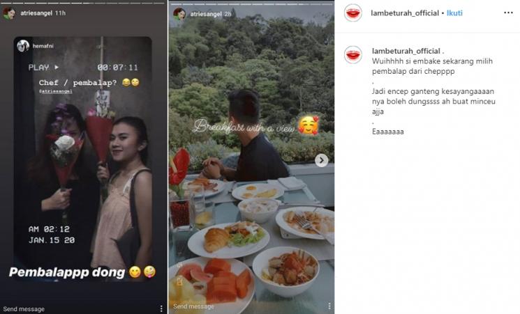 Instagram Stories Atries Angel (Instagram/@lambeturah_official) 