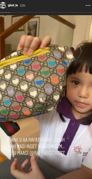 Kado Rafathar untuk Gempi. (Instagram)