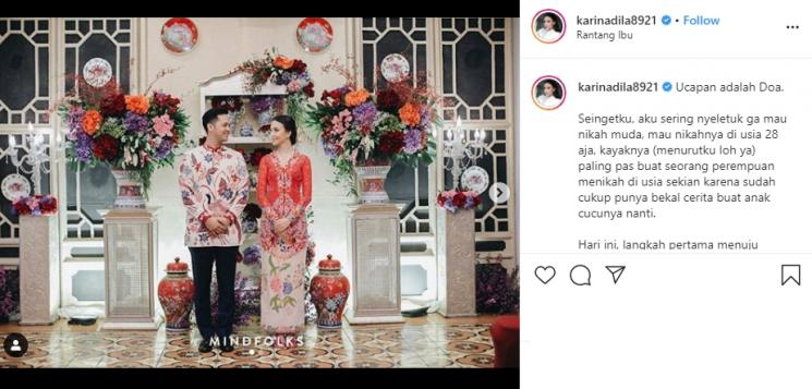 Karina Nadila dan Rangga (Instagram/@karinadila8921)