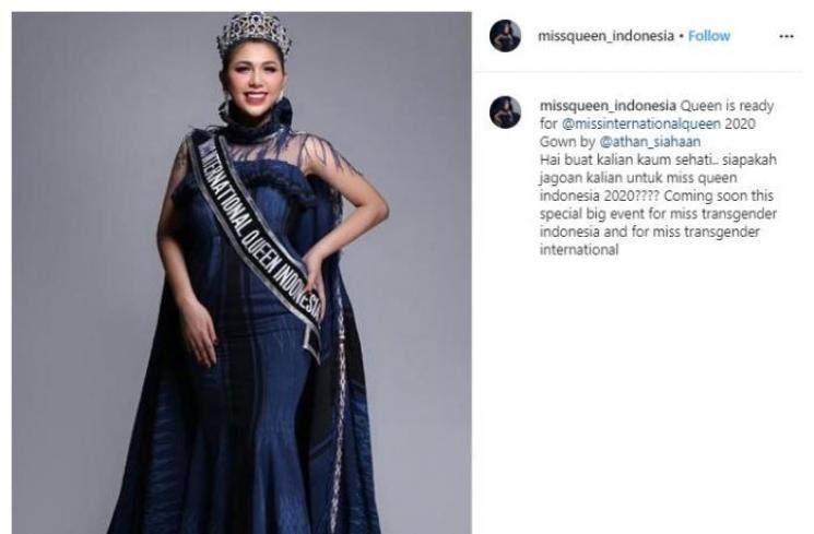 Gebby Vesta. (Instagram/@missqueen_indonesia)