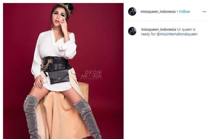 Gebby Vesta. (Instagram/@missqueen_indonesia)