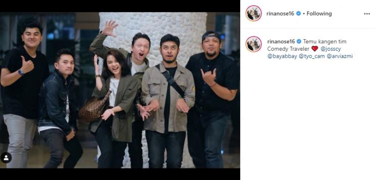Rina Nose dan Josscy (Instagram/@rinanose16)