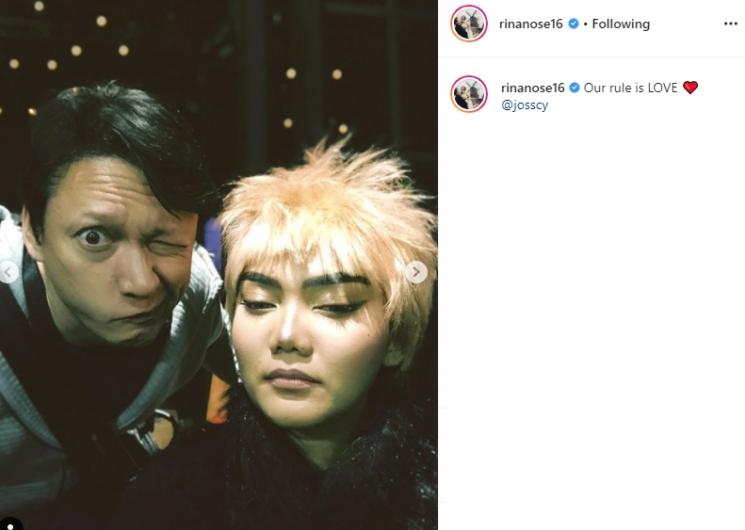 Rina Nose dan Josscy (Instagram/@rinanose16)